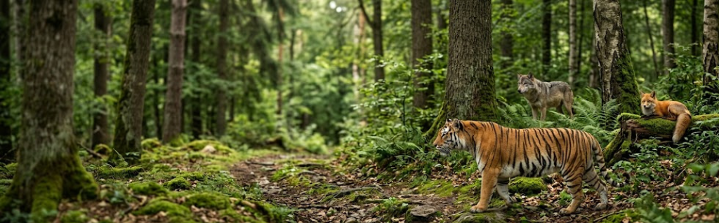 Carnivorous Forest Animals